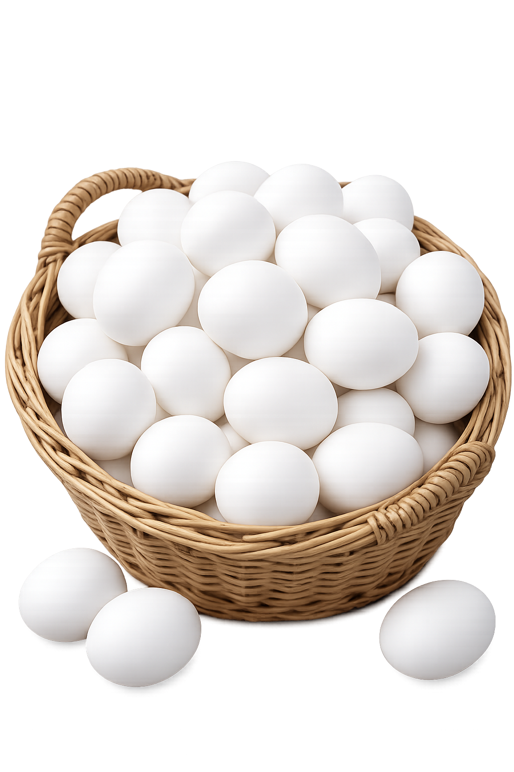 Eggs in a basket